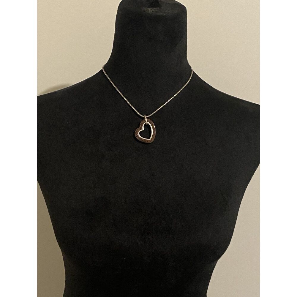 Brighton Metro Reversible Heart Necklace - Picture 3 of 5